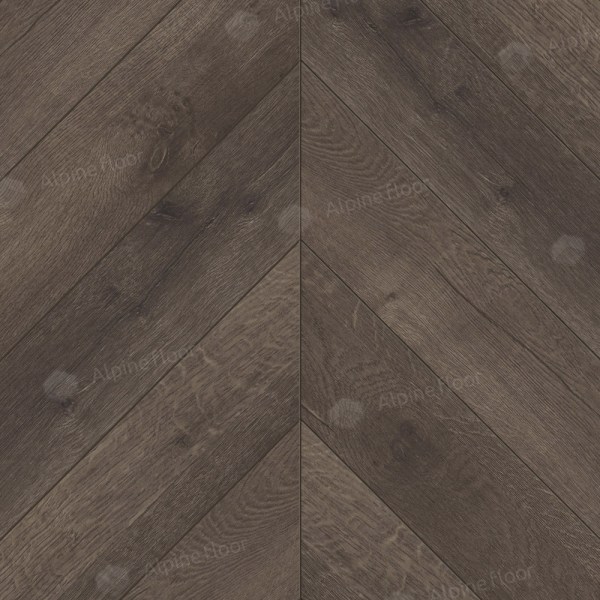 Кварц-винил SPC Alpine Floor ECO 18-19 Дуб Самерсет Chevron